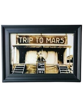 Trip to Mars Ufo Sideshow Carnival Oddity Oddities Space UFO Mars Art Prints